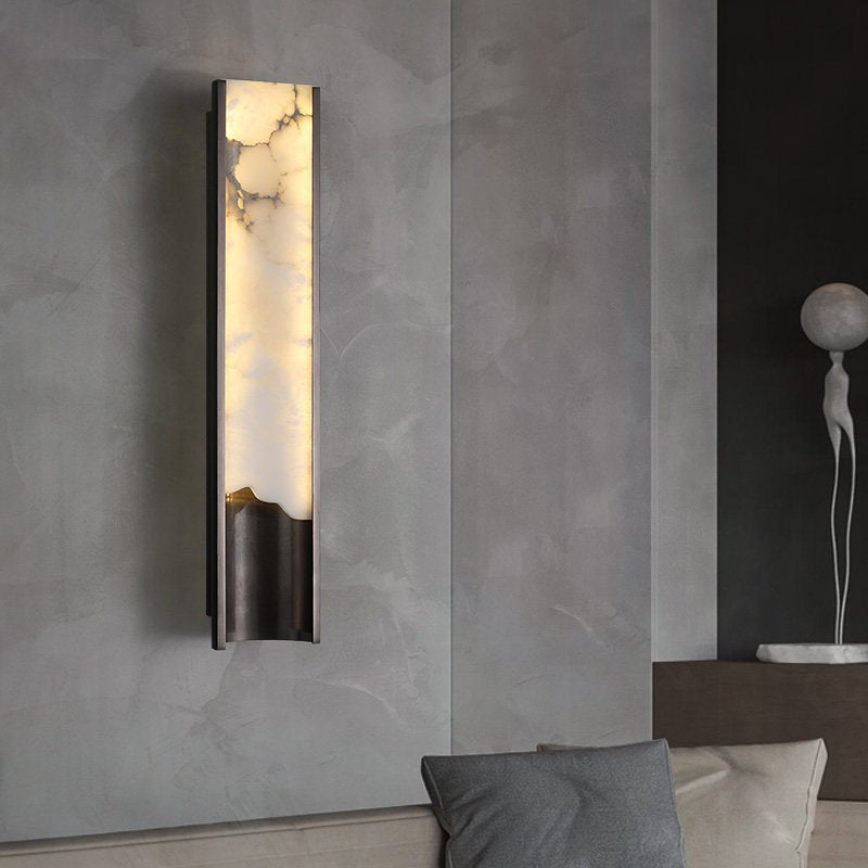 Aurelia Vein Alabaster Wall Light - Vakkerlight