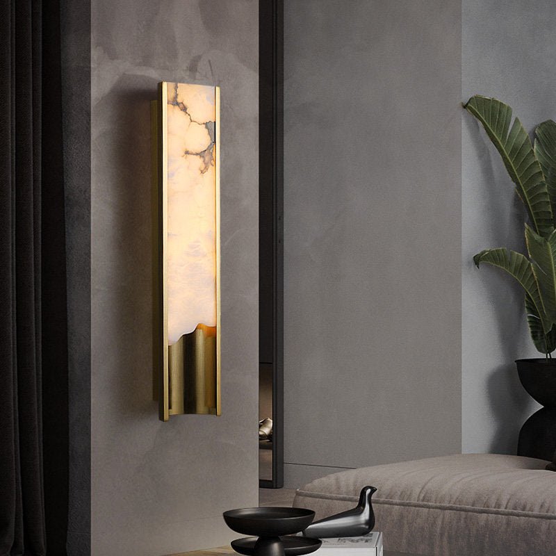 Aurelia Vein Alabaster Wall Light - Vakkerlight