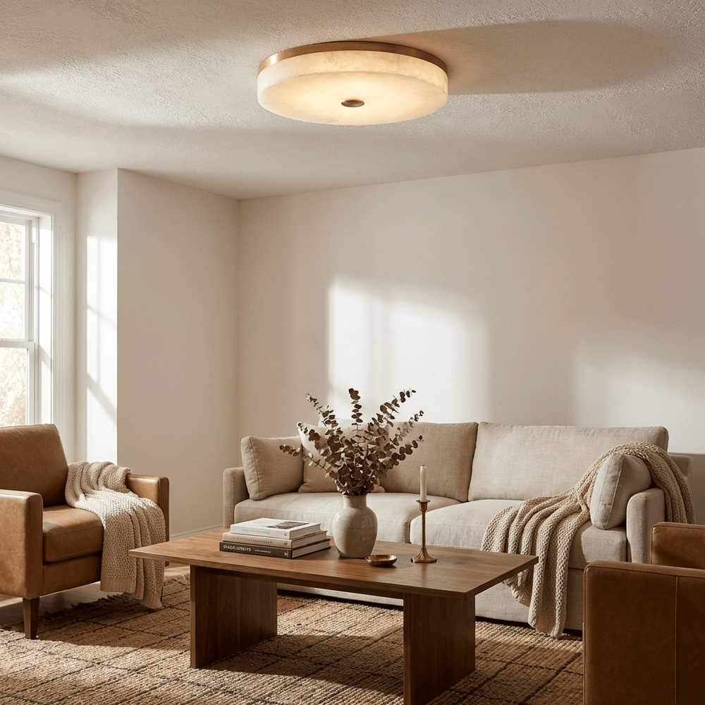 Aurelia Alabaster Ceiling Light - Vakkerlight