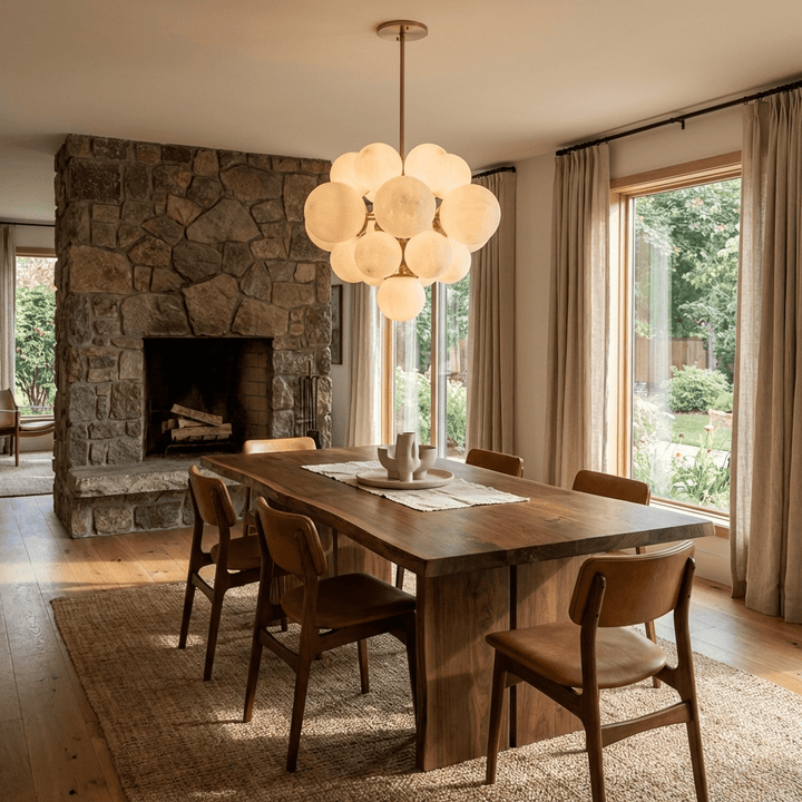 Aurelia Alabaster Cluster Chandelier - Vakkerlight