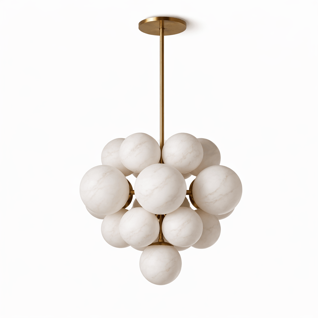 Aurelia Alabaster Cluster Chandelier - Vakkerlight