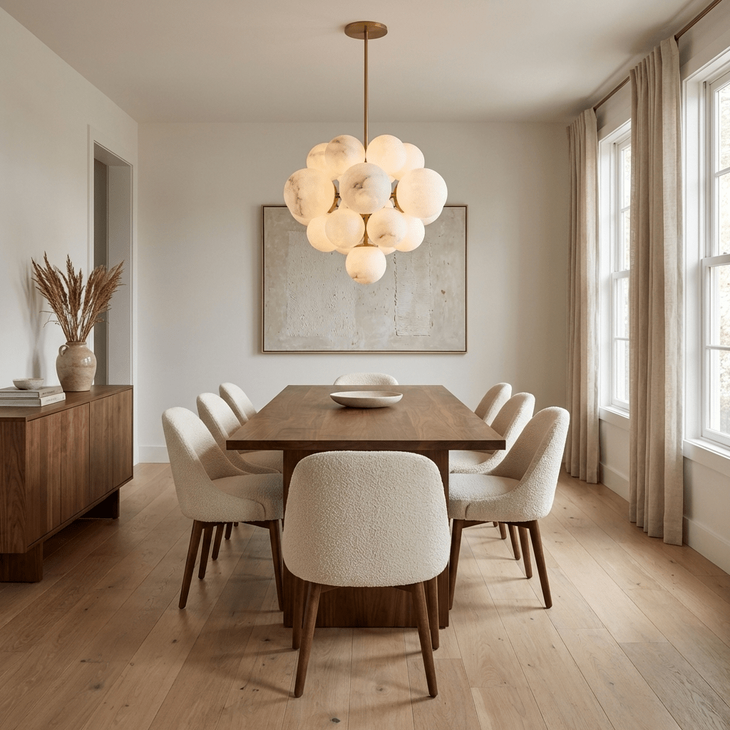 Aurelia Alabaster Cluster Chandelier - Vakkerlight
