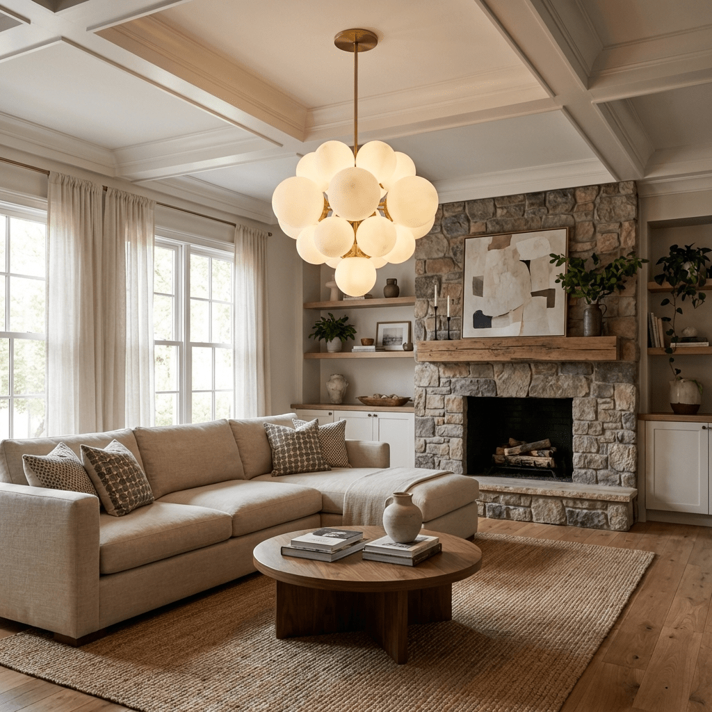 Aurelia Alabaster Cluster Chandelier - Vakkerlight
