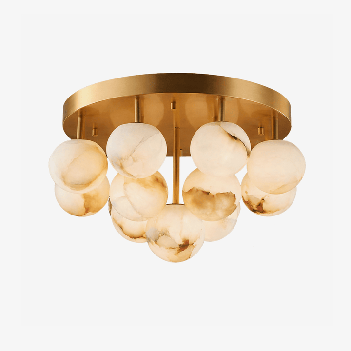 Aurelia Alabaster Globe Ceiling Light - Vakkerlight