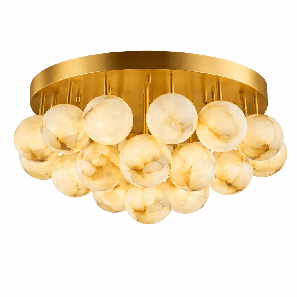 Aurelia Alabaster Globe Ceiling Light - Vakkerlight