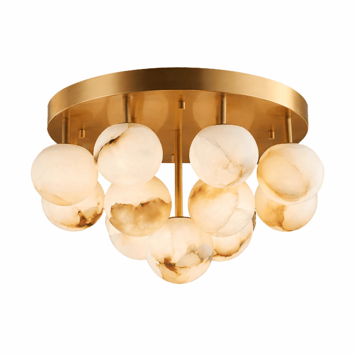 Aurelia Alabaster Globe Ceiling Light - Vakkerlight