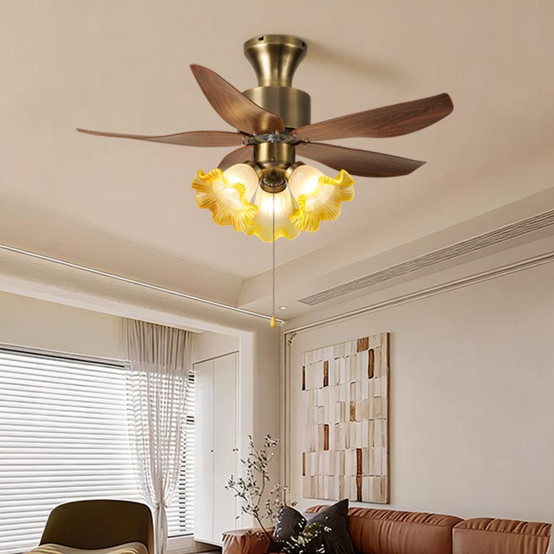 Aurelia Blossom Ceiling Fan Light - Vakkerlight
