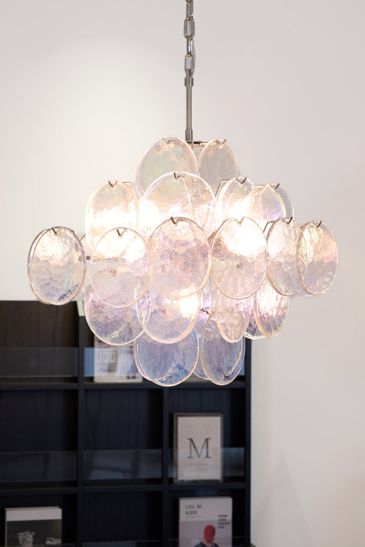 Aurelia Iridescent Murano Chandelier - Vakkerlight