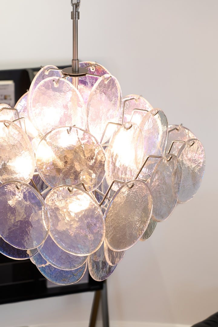 Aurelia Iridescent Murano Chandelier - Vakkerlight