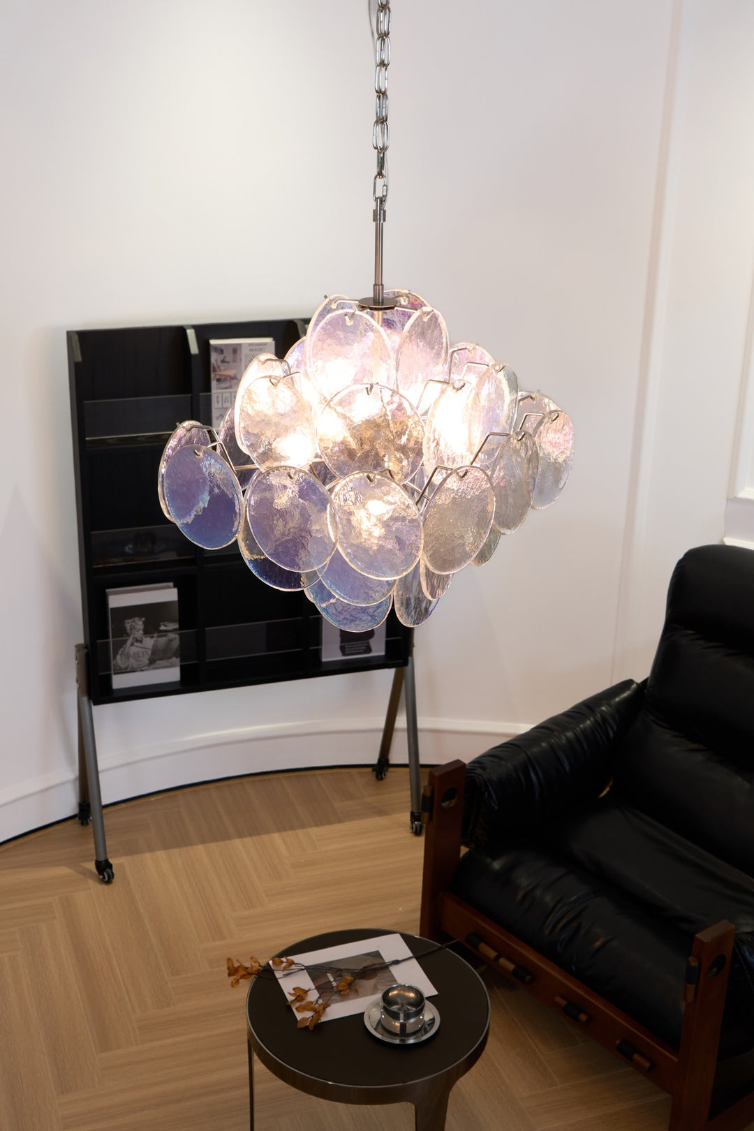 Aurelia Iridescent Murano Chandelier - Vakkerlight