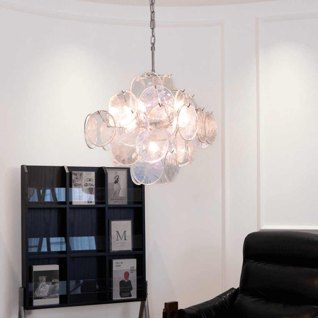 Aurelia Iridescent Murano Chandelier - Vakkerlight