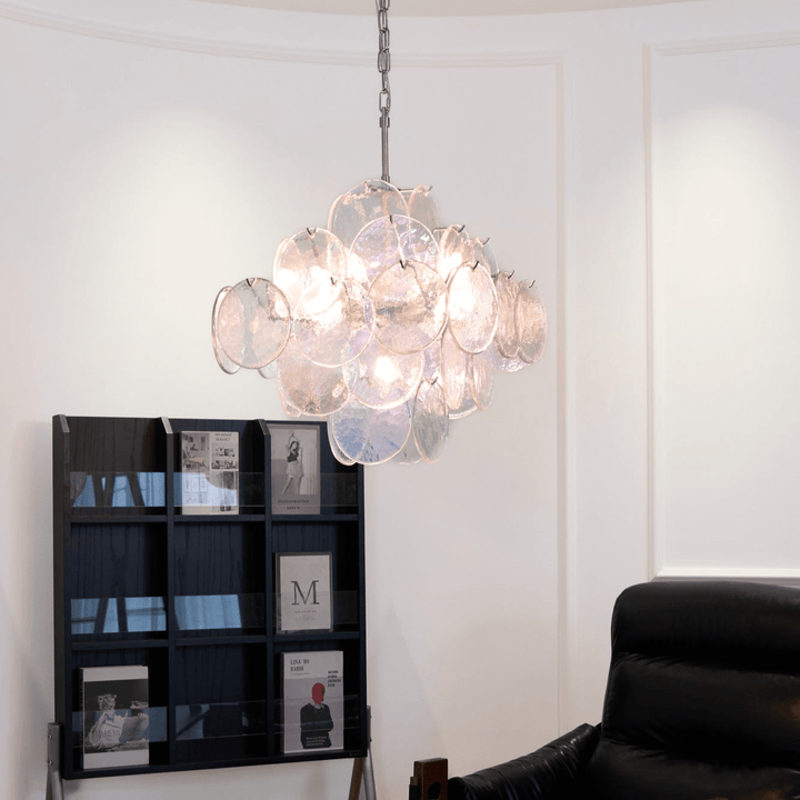 Aurelia Iridescent Murano Chandelier - Vakkerlight