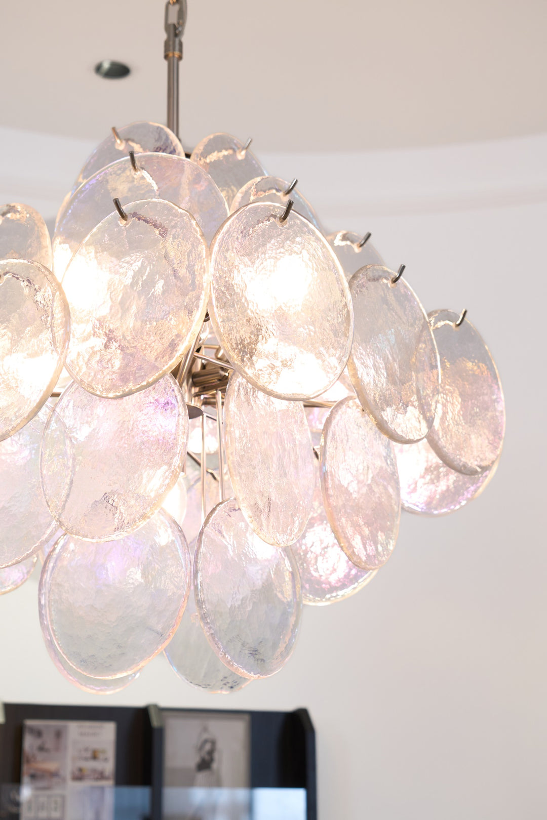 Aurelia Iridescent Murano Chandelier - Vakkerlight