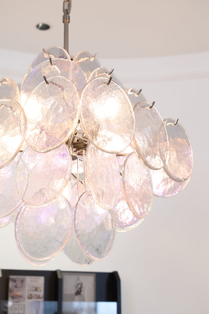 Aurelia Iridescent Murano Chandelier - Vakkerlight