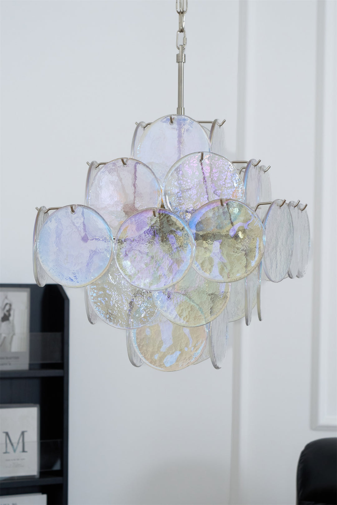 Aurelia Iridescent Murano Chandelier - Vakkerlight