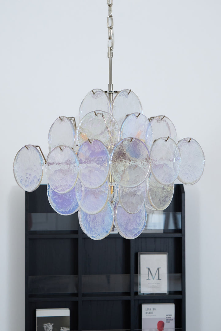 Aurelia Iridescent Murano Chandelier - Vakkerlight