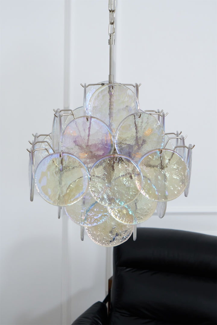 Aurelia Iridescent Murano Chandelier - Vakkerlight