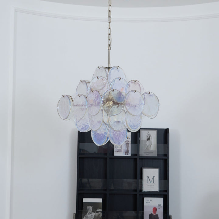 Aurelia Iridescent Murano Chandelier - Vakkerlight
