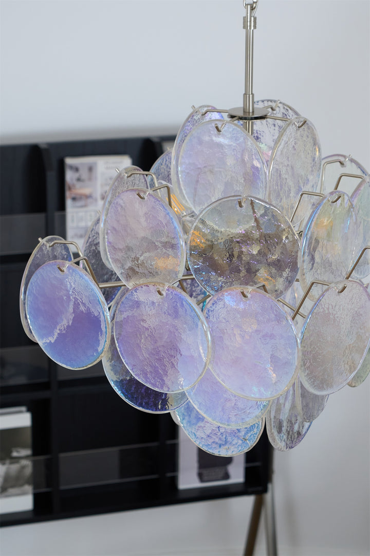 Aurelia Iridescent Murano Chandelier - Vakkerlight