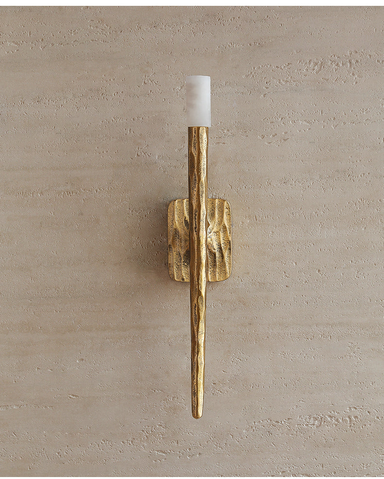 Aurelian Sculpted Alabaster Sconce