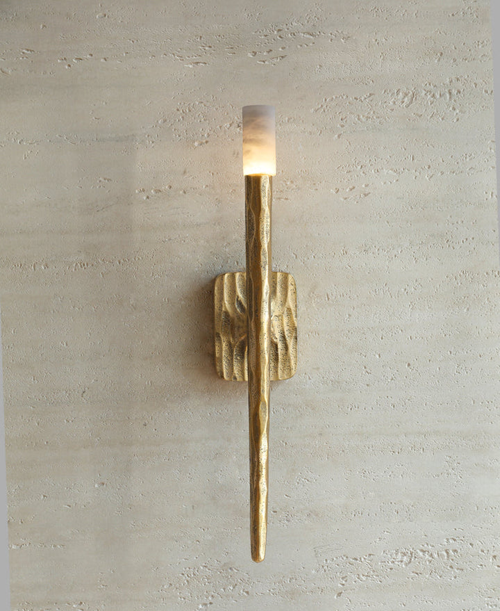 Aurelian Sculpted Alabaster Sconce