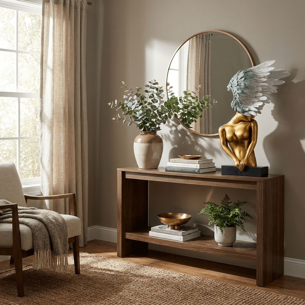 Aurelia Winged Bust Sculpture - Vakkerlight