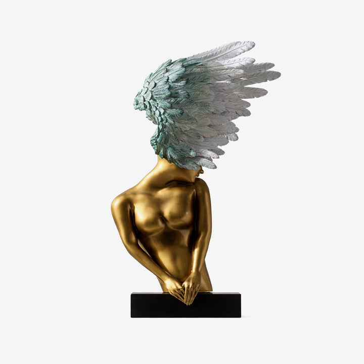 Aurelia Winged Bust Sculpture - Vakkerlight
