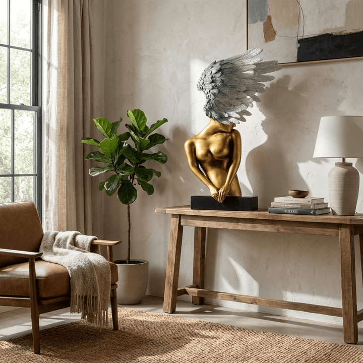 Aurelia Winged Bust Sculpture - Vakkerlight