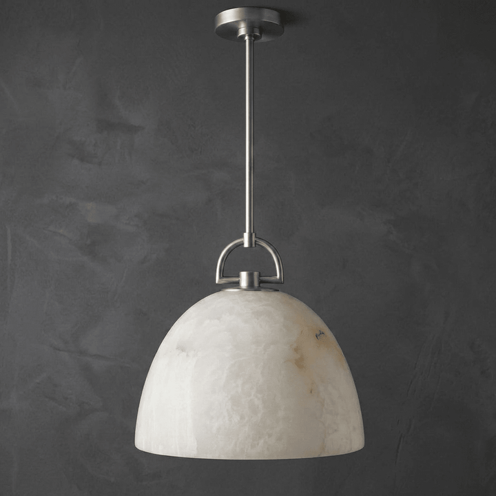 Aurelian Alabaster Dome Pendant Light - Vakkerlight