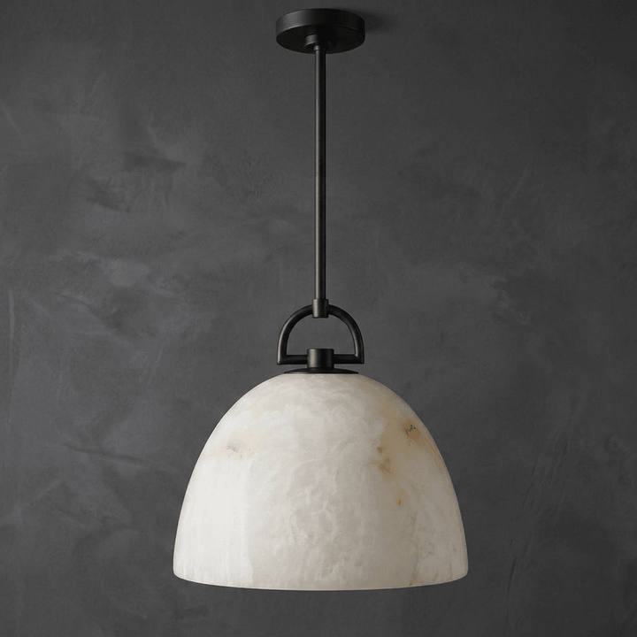 Aurelian Alabaster Dome Pendant Light - Vakkerlight