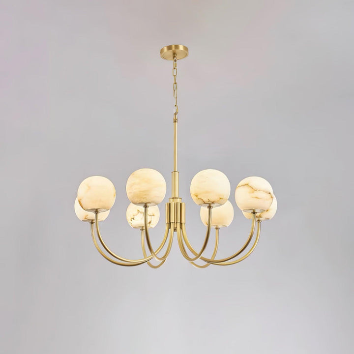 Aurelian Alabaster Globe Chandelier - Vakkerlight