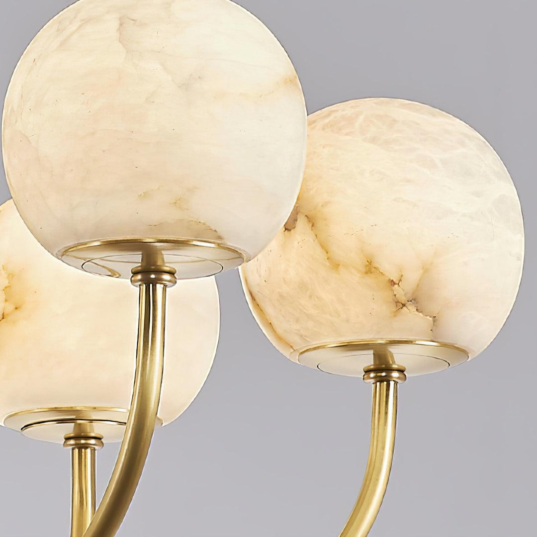 Aurelian Alabaster Globe Chandelier - Vakkerlight