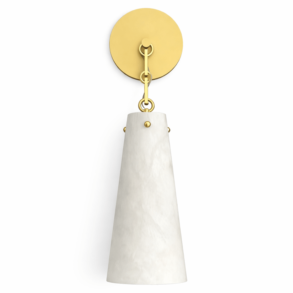 Aurelian Tapered Alabaster Wall Sconce - Vakkerlight
