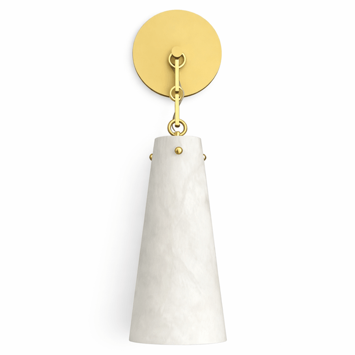 Aurelian Tapered Alabaster Wall Sconce - Vakkerlight