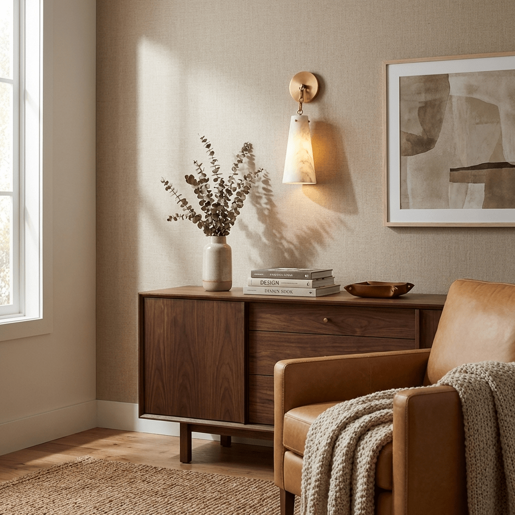Aurelian Tapered Alabaster Wall Sconce - Vakkerlight