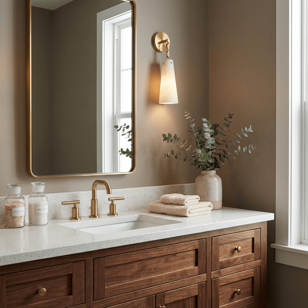 Aurelian Tapered Alabaster Wall Sconce - Vakkerlight