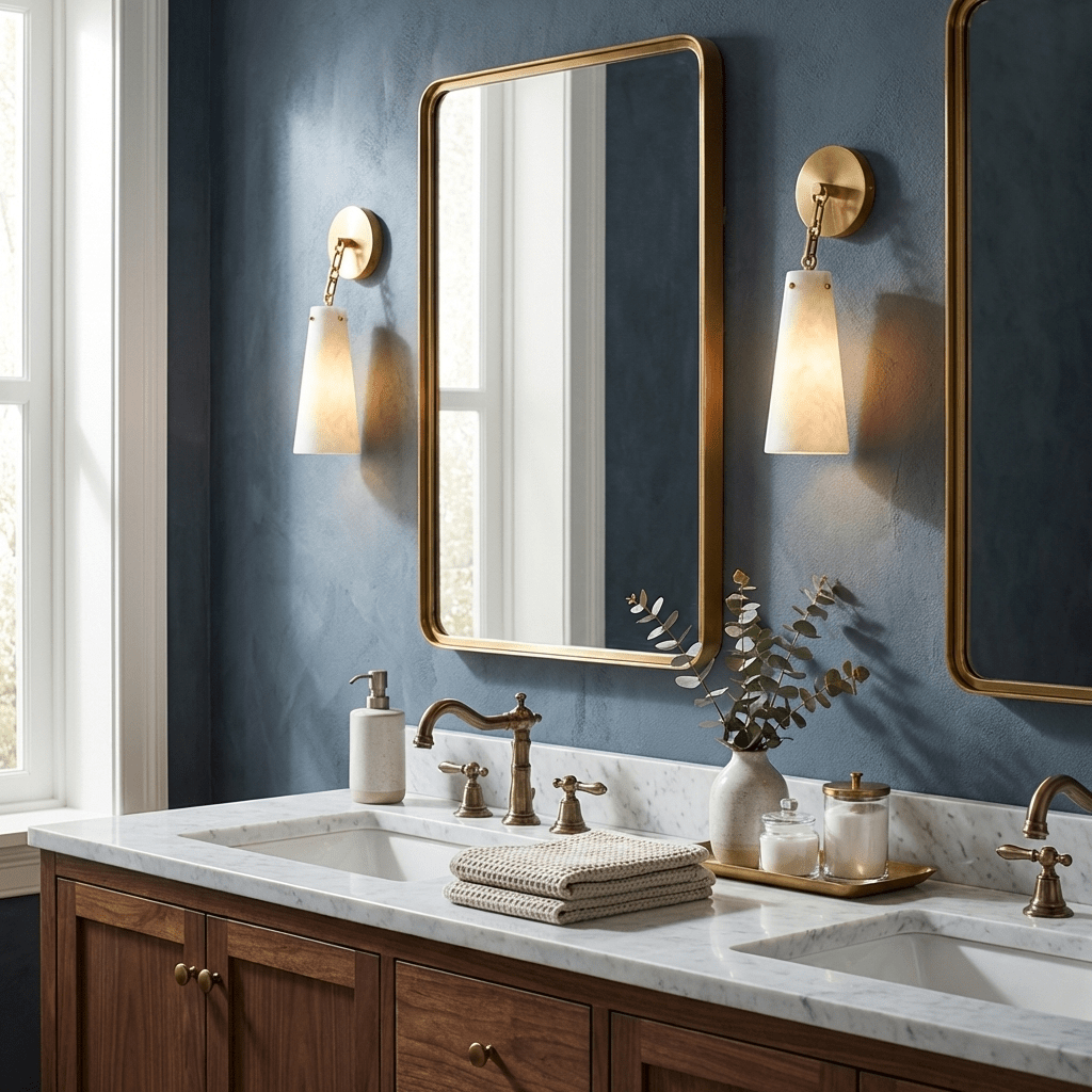 Aurelian Tapered Alabaster Wall Sconce - Vakkerlight