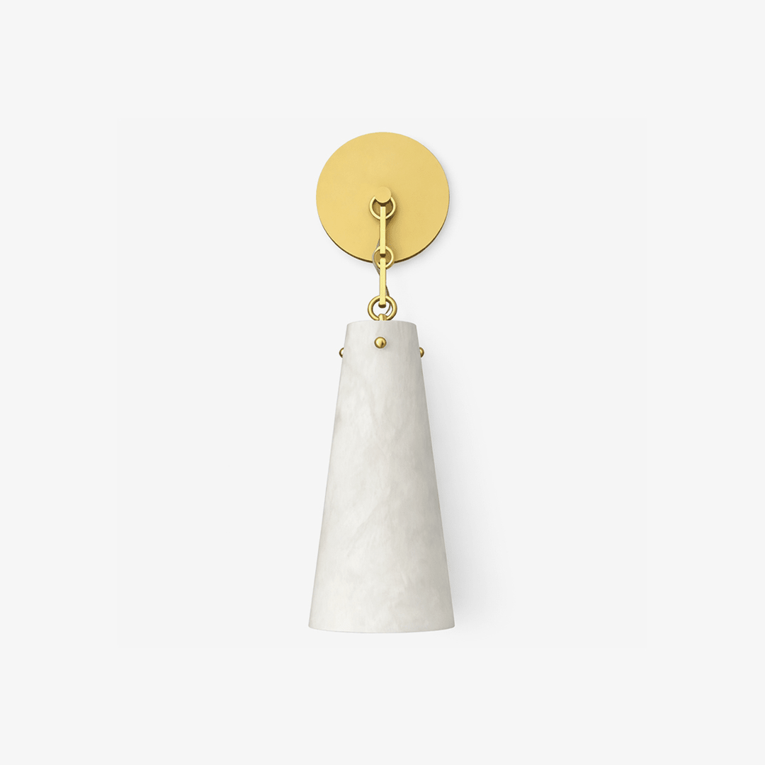 Aurelian Tapered Alabaster Wall Sconce - Vakkerlight