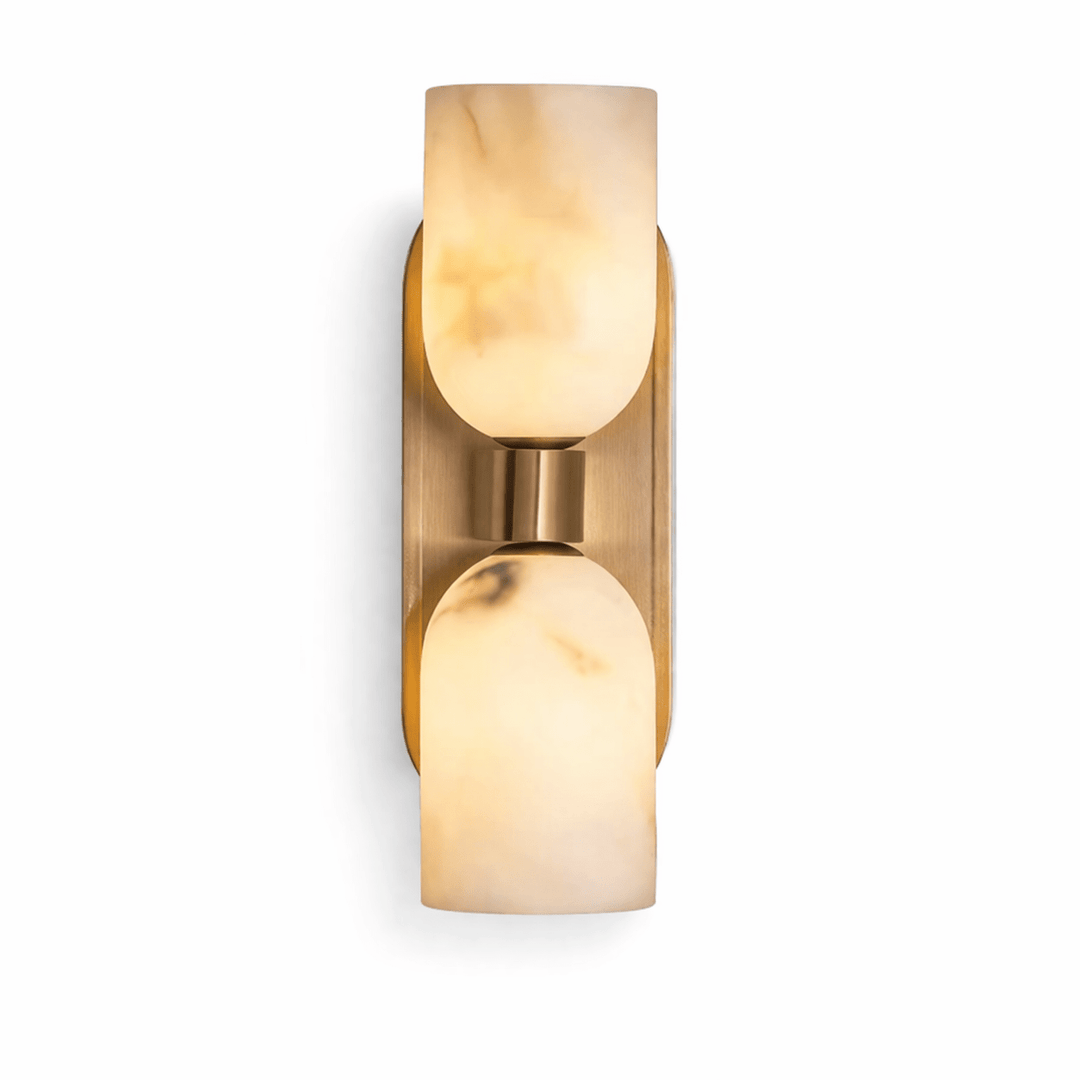 Aurelian Twin Alabaster Wall Light - Vakkerlight