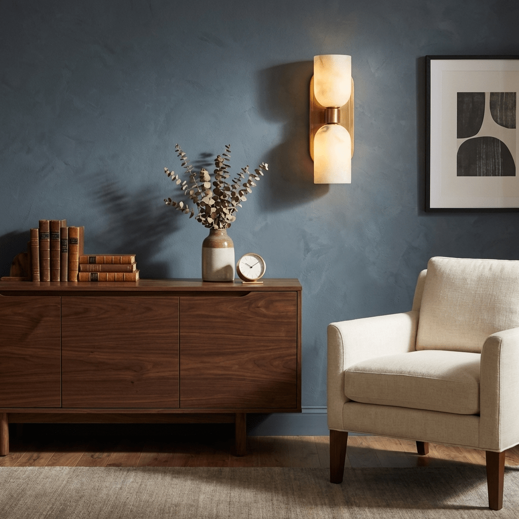 Aurelian Twin Alabaster Wall Light - Vakkerlight