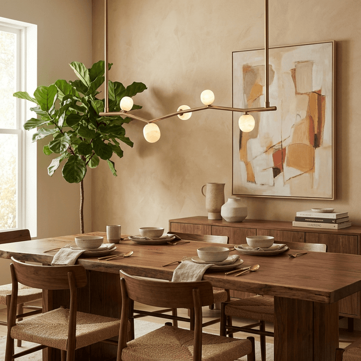 Aureline Alabaster Branch Chandelier - Vakkerlight