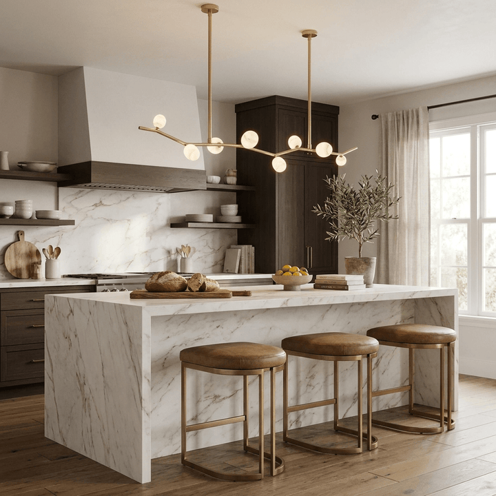 Aureline Alabaster Branch Chandelier - Vakkerlight