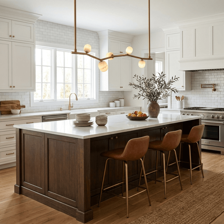 Aureline Alabaster Branch Chandelier - Vakkerlight