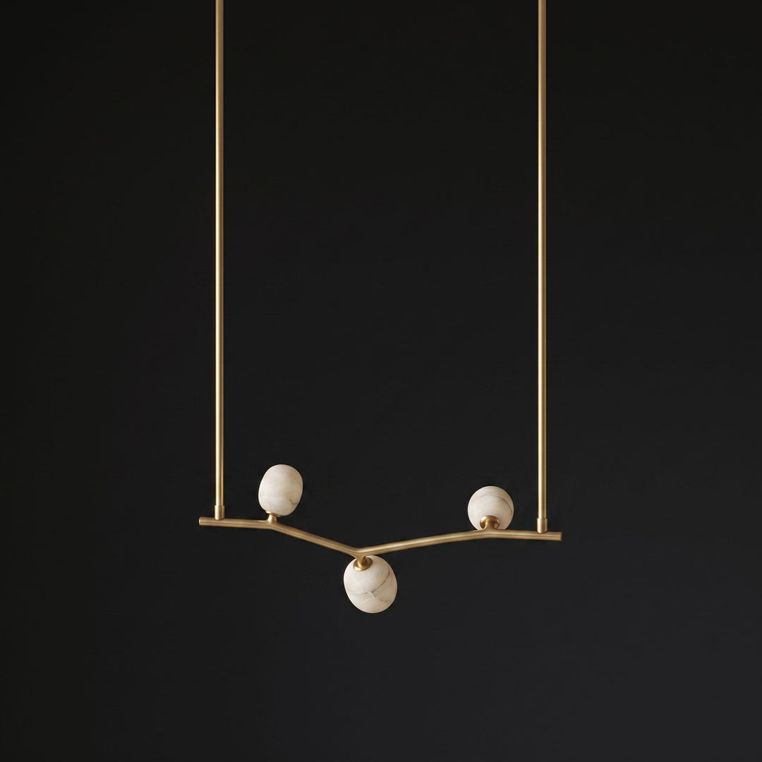 Aureline Alabaster Branch Chandelier - Vakkerlight