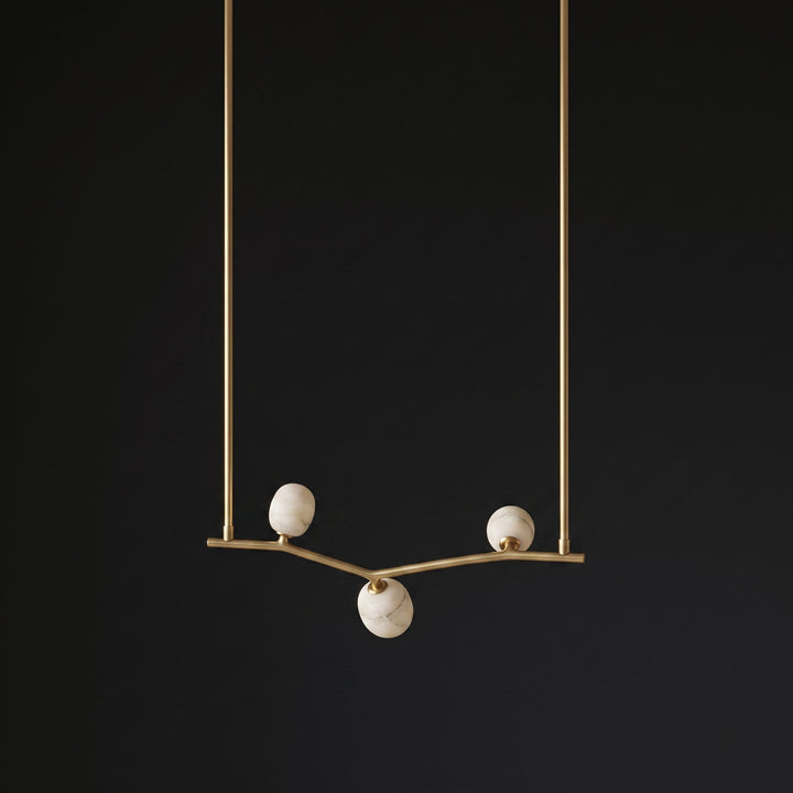 Aureline Alabaster Branch Chandelier - Vakkerlight