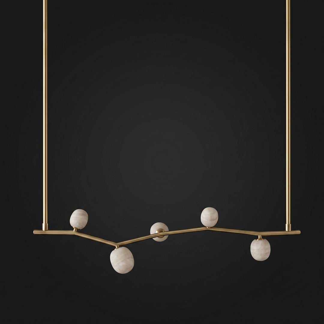Aureline Alabaster Branch Chandelier - Vakkerlight