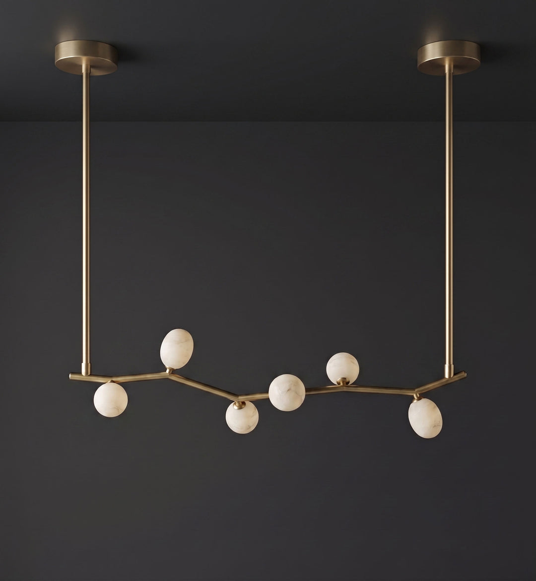 Aureline Alabaster Branch Chandelier - Vakkerlight