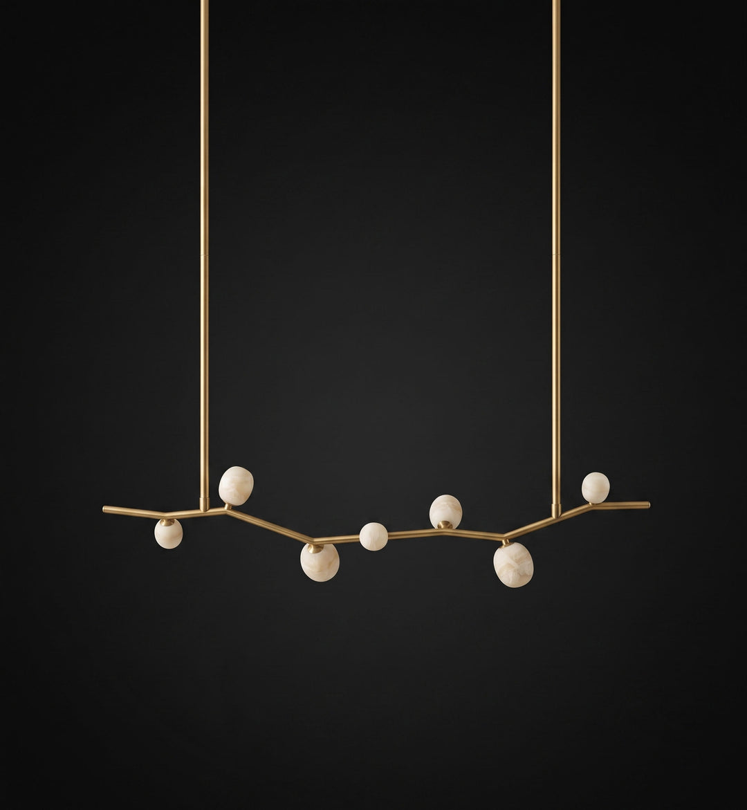 Aureline Alabaster Branch Chandelier - Vakkerlight