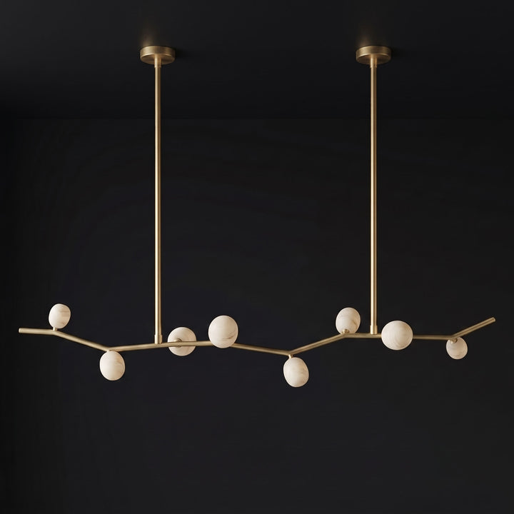 Aureline Alabaster Branch Chandelier - Vakkerlight