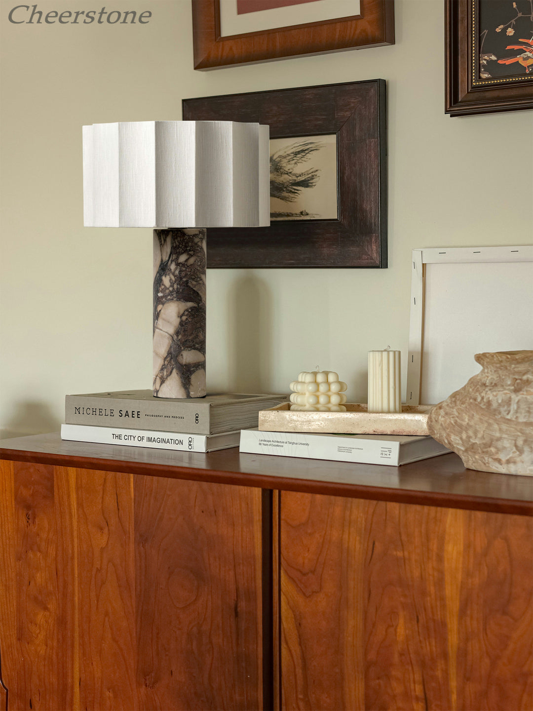 Aurelio Marble Table Lamp - Vakkerlight